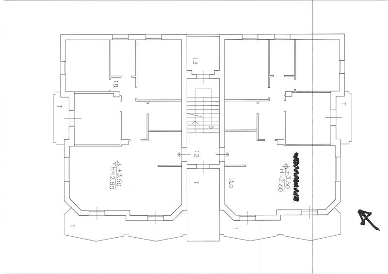 Plan appartamento primo piano