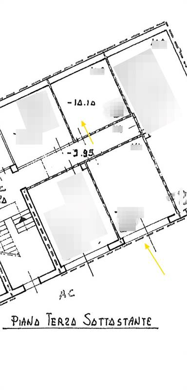 Garage e cantina  piano terra sottostante