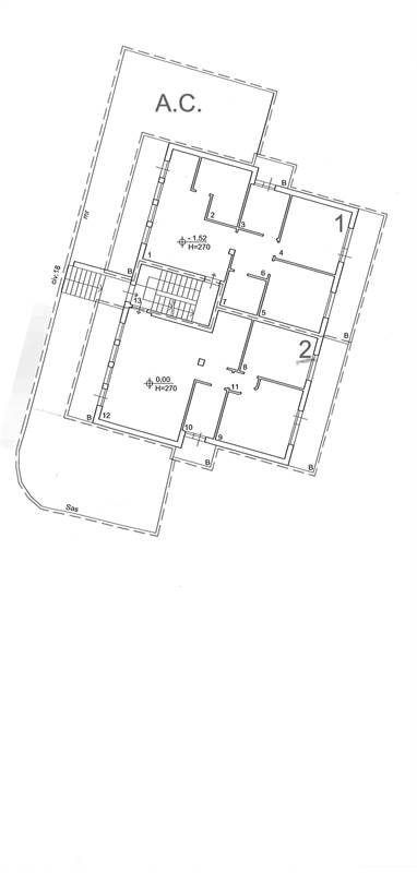 Plan appartamento Sub 2